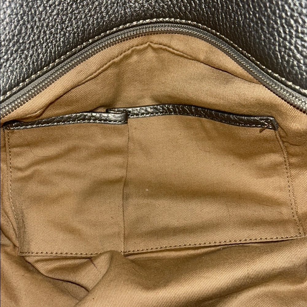 Talbots Silver Leather Handbag - Picture 7 of 8